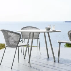 Silla Lean, Black, Cane-Line weave