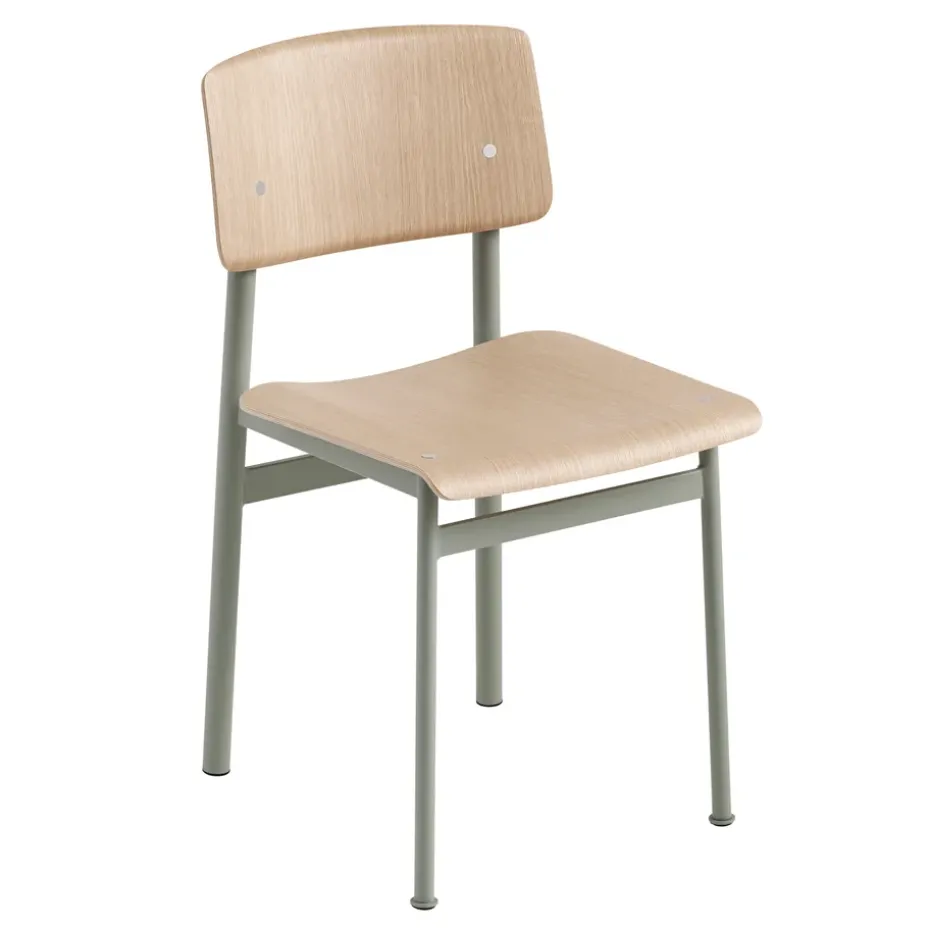 Silla Loft Chair, Roble-dusty green