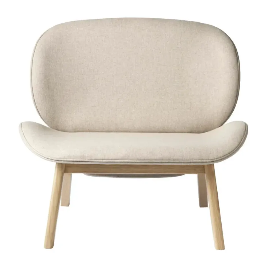 Silla lounge L32 Suru, Oak nature lacquered-beige