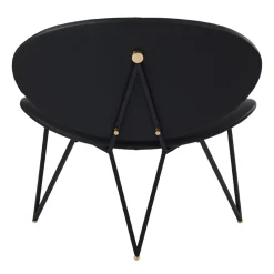 Silla lounge Semper, Black-black