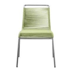 Silla M20 Teglgård Cord Chair, Green mixed-stainless steel