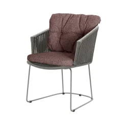 Silla Moments, Cane-Line Natté dark bordeaux, Cane-Line soft rope