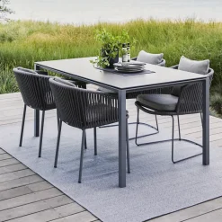 Silla Moments, Cane-line natté grey, cane-line soft rope