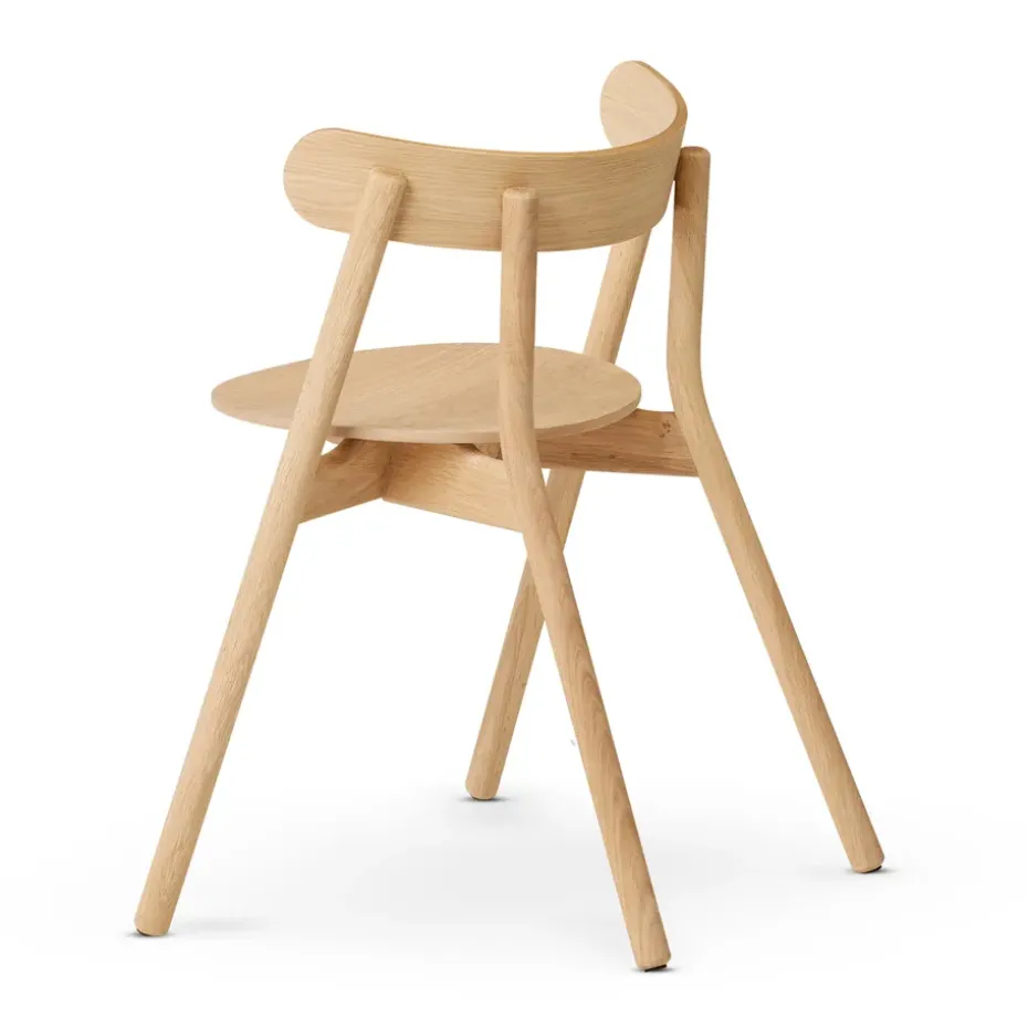 Silla Oaki, roble claro