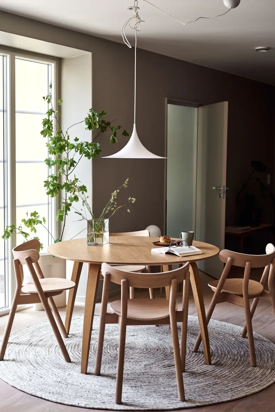 Silla Oaki, roble claro