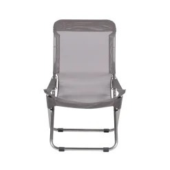 Silla para tomar el sol Fiesta, Tela continente, estructura de aluminio