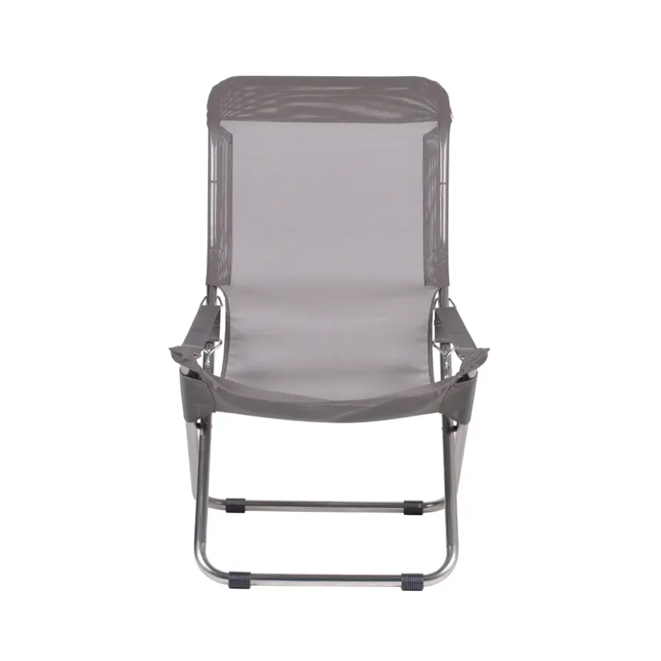 Silla para tomar el sol Fiesta, Tela continente, estructura de aluminio