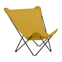 Silla para tomar el sol Popup XL Seville, Curry/amarillo