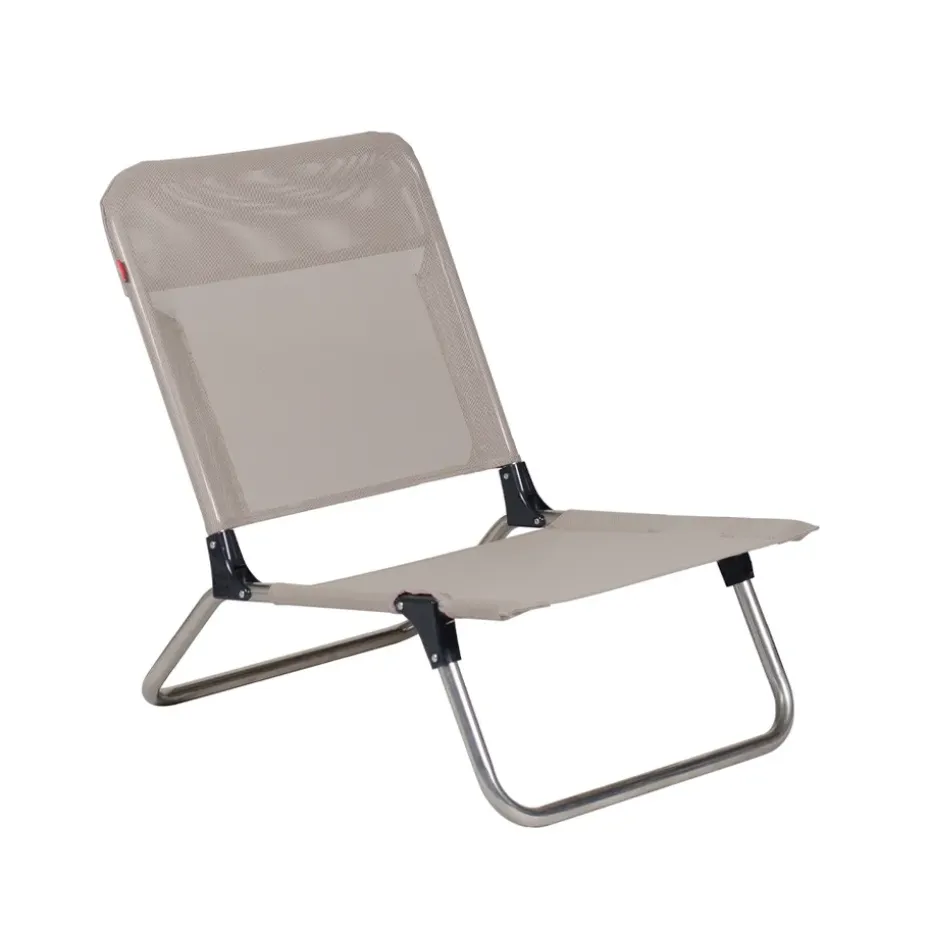 Silla para tomar el sol Quick, Taupe, estructura de aluminio