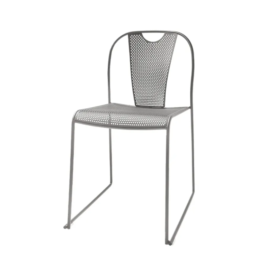 Silla Piazza, Gris claro