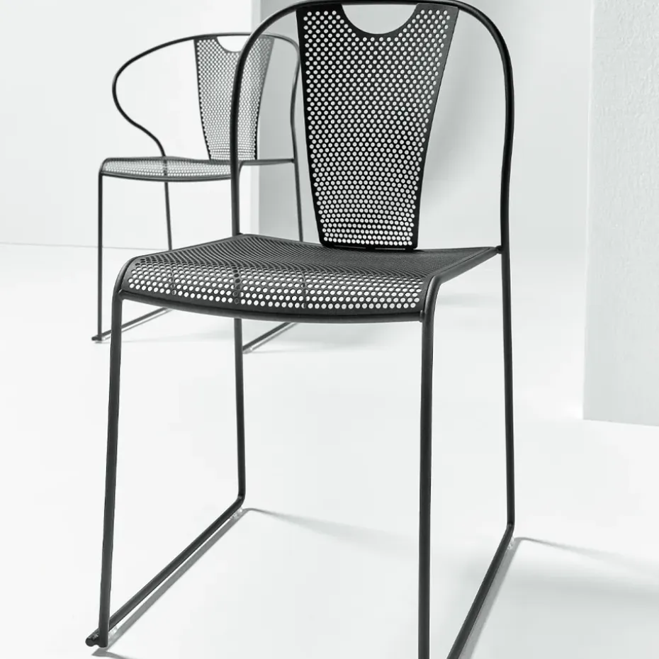 Silla Piazza, Gris claro