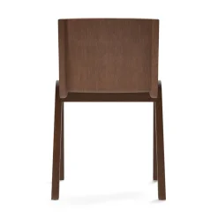 Silla Ready con asiento tapizado, Red oak-Audo Bouclé 02