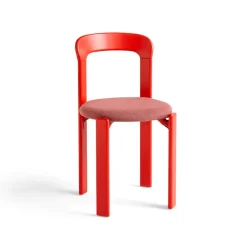 Silla Rey tapizada, Steelcut trio 636 scarlet red