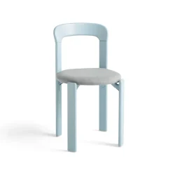 Silla Rey tapizada, Steelcut Trio 113 slate blue