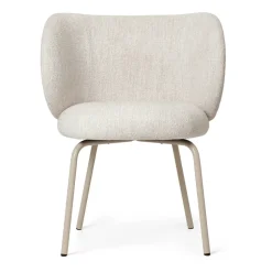Silla Rico dining chair bouclé, Off-white-cashmere