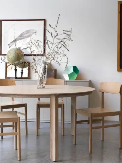 Silla Rod, Roble blanqueado con laca mate