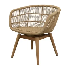 Silla Stay swivel, Natural (Weave)