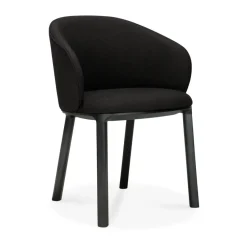 Silla Unda, Roble teñido en negro-charcoal