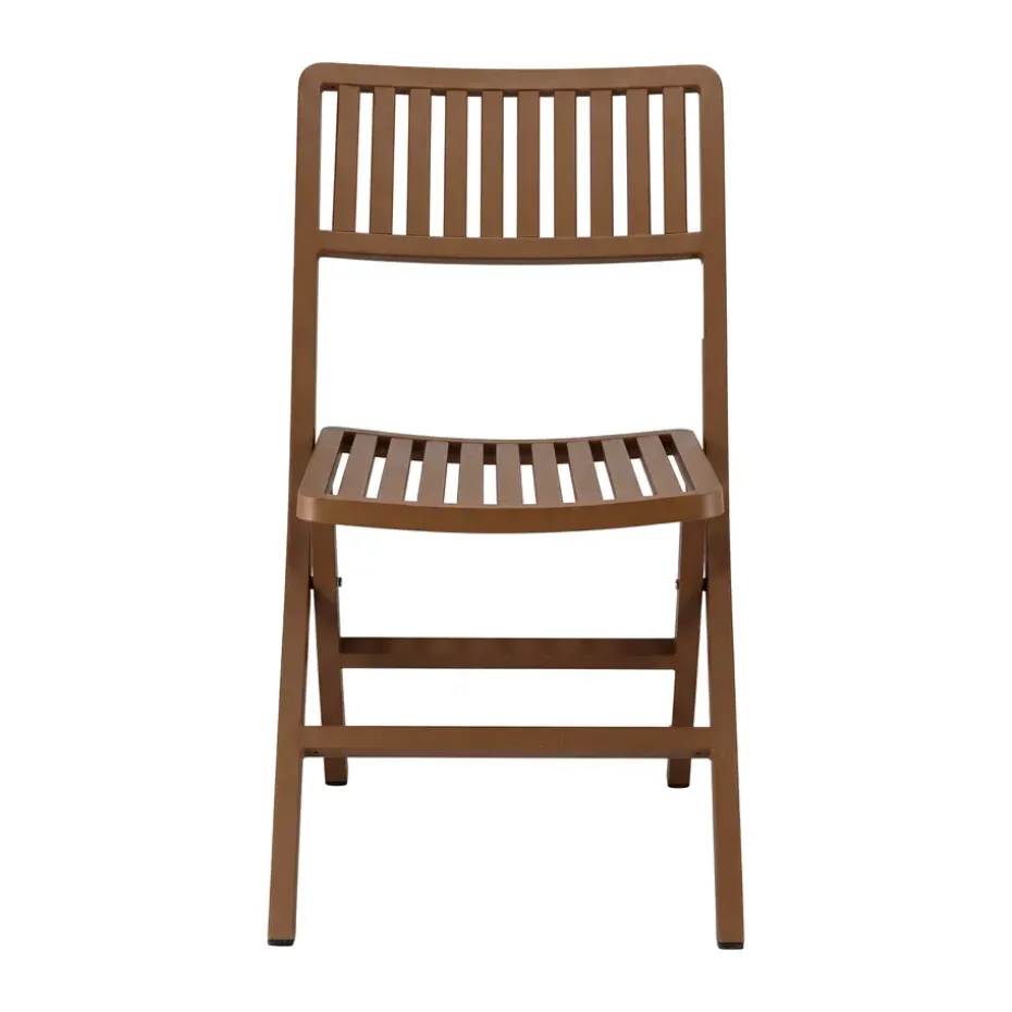 Silla Verona plegable , Rojo quemado