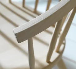 Sillón Arka abedul, Barniz mate claro