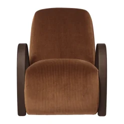 Sillón Buur lounge devoré velvet, Rust