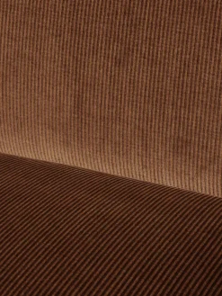 Sillón Buur lounge devoré velvet, Rust