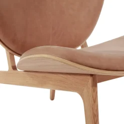 Sillón Elephant lounge leather roble, Dunes camel