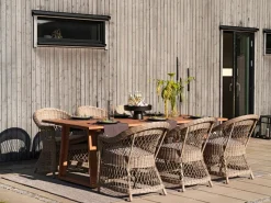 Sillón Kamomill con cojín de asiento y respaldo, Beige-arena