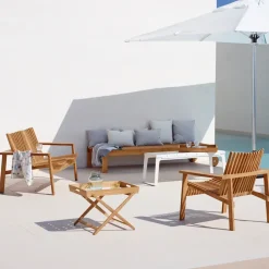 Sillón lounge Amaze, Teak