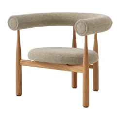 Sillón lounge Bukowski, Roble, Moss 17