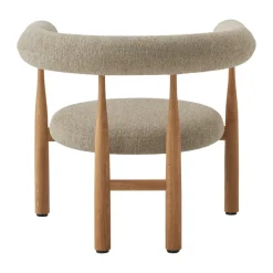 Sillón lounge Bukowski, Roble, Moss 17