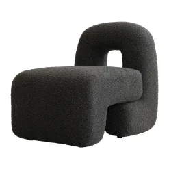 Sillón lounge Daiku, Deep taupe