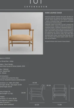 Sillón lounge Nama, Nobuk