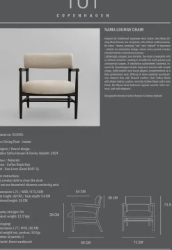 Sillón lounge Nama, Sand