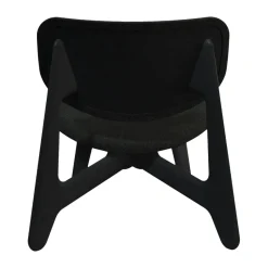 Sillón lounge Slab con asiento tapizado, Roble natural cepillado-Hallingdal 0180 CMHR