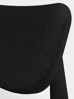 Sillón lounge Slab con asiento tapizado, Roble natural cepillado-Hallingdal 0180 CMHR