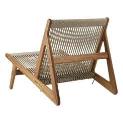Sillón MR01 Initial outdoor lounge chair, Madera de iroko aceitada