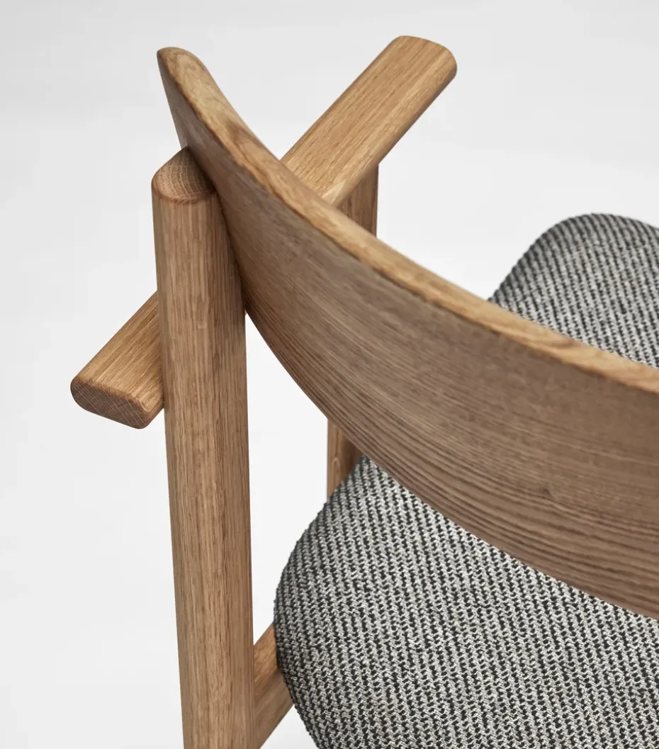 Sillón Pal, Roble natural aceitado-Tornado V3576