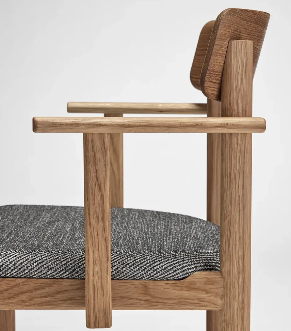 Sillón Pal, Roble natural aceitado-Tornado V3576