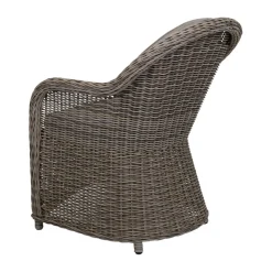 Sillón Paulina con cojín de asiento, Rústico-beige