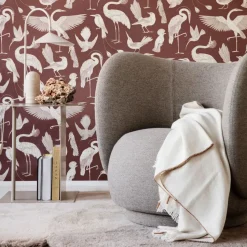 Sillón Rico lounge chair, Offwhite, brushed