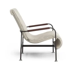Sillón Serpentine, Piel de oveja Moonlight-marrón oscuro-tärnsjö Tobacco