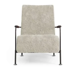 Sillón Serpentine, Piel de oveja Moonlight-marrón oscuro-tärnsjö Tobacco