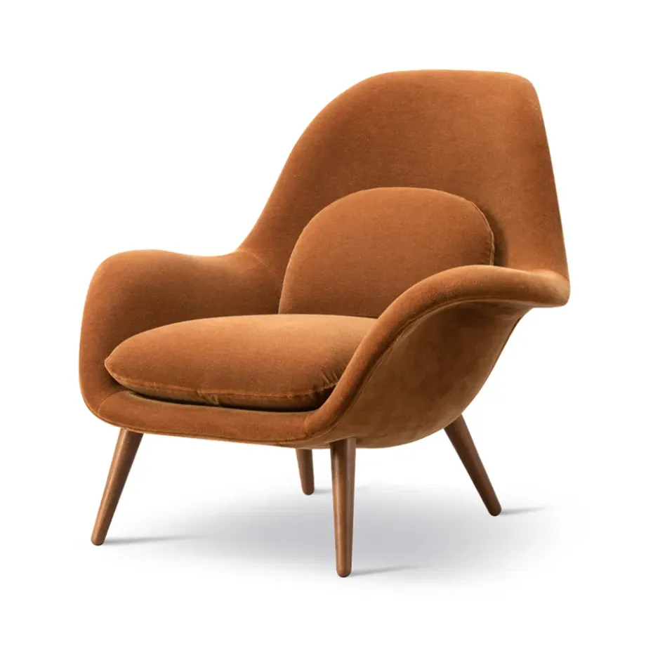 Sillón Swoon , Grand mohair 2103-roble ahumado