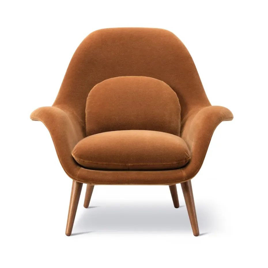 Sillón Swoon , Grand mohair 2103-roble ahumado