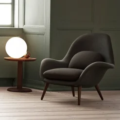 Sillón Swoon , Grand mohair 2103-roble ahumado