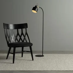 Sillón Y5, Barniz negro-cojín negro