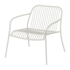 Sillón YUA WIRE lounge Chair, Silk grey