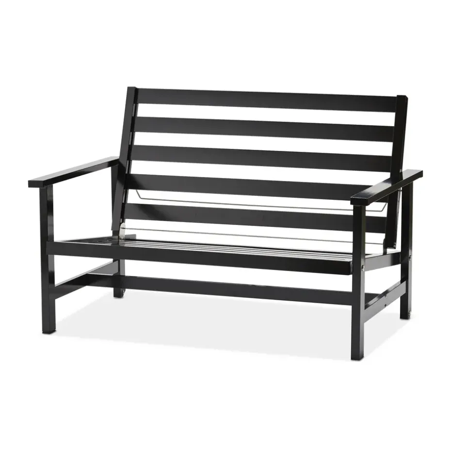 Sofá 08, Black, 2 plazas