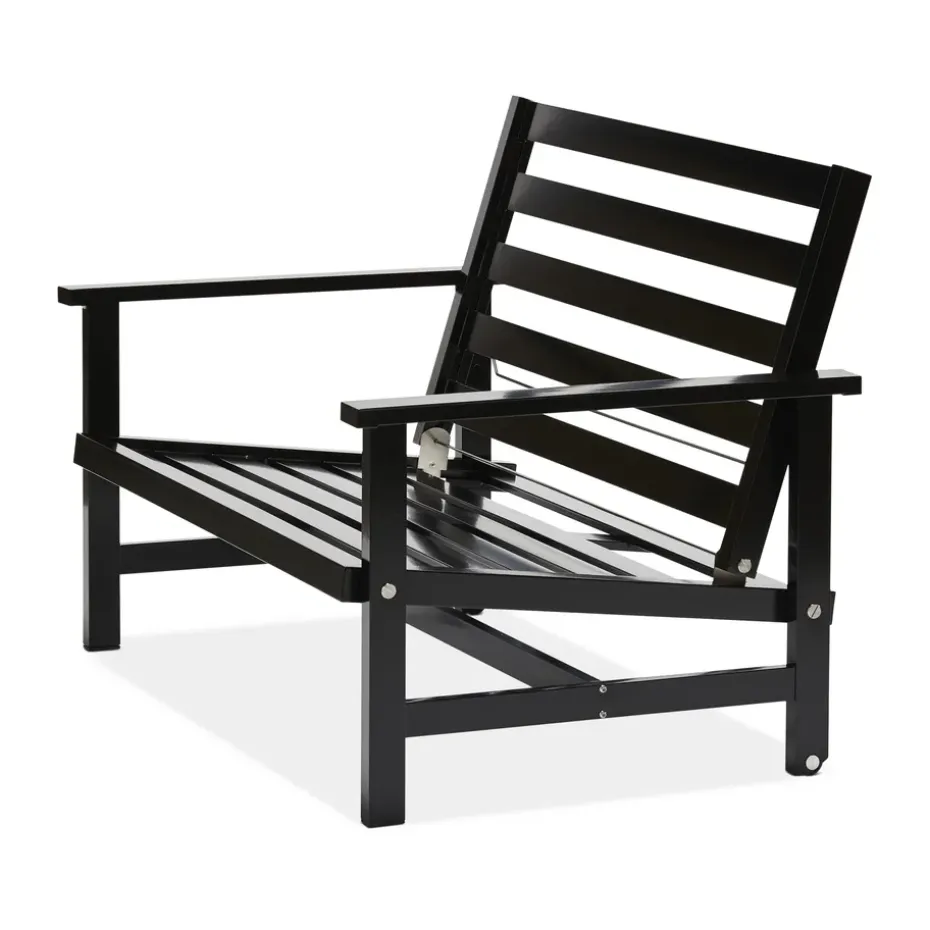 Sofá 08, Black, 2 plazas